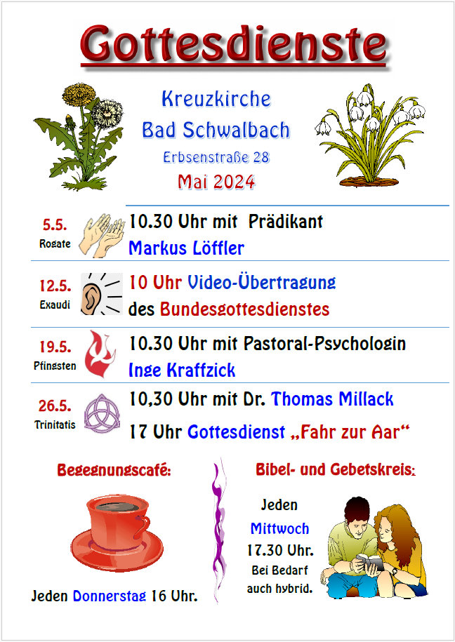 Predigtkalender EFG Bad Schwalbach
